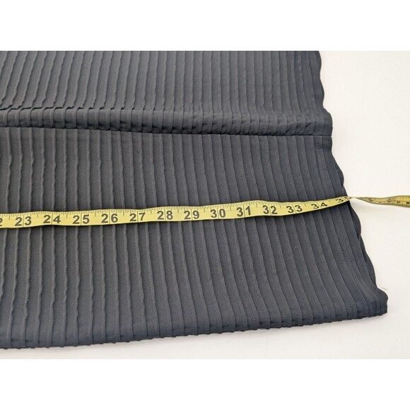 Calvin Klein Black Sheath Ribbed Mesh Sleeveless Bodycon Midi Dress Size 2 - Picture 6 of 8